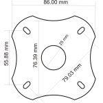 Sc Audio LA-0010 Screw On To Bolt On Adaptor